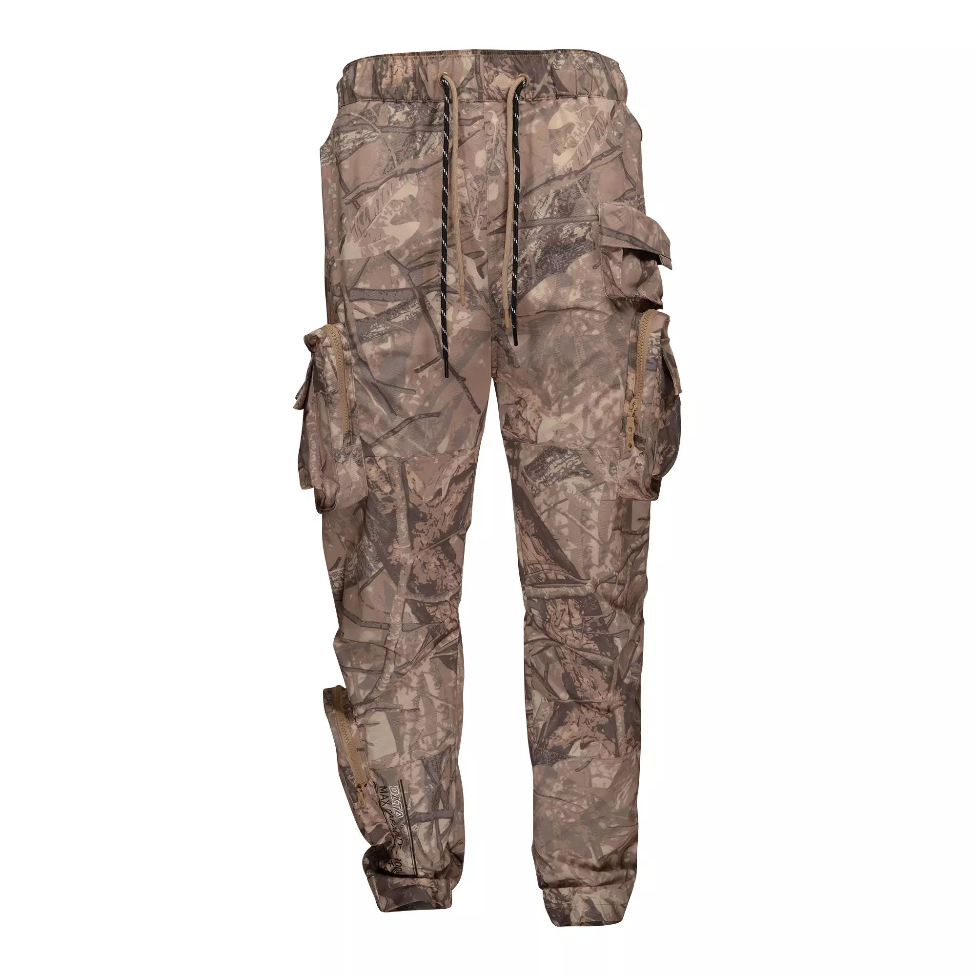 Utility Nylon Cargo Pants - Khaki Hunting Camo | Hibbett